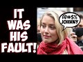 Amber Heard admits it all! Says Johnny Depp made her do it!