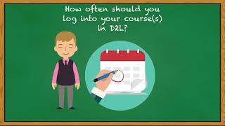 How to D2L- Video 2 - When should I log in?