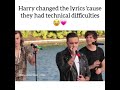 Harry Changed the Lyrics 