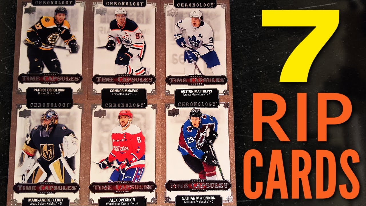 2019-20 Chronology Time Capsule Rip Card Opening x7