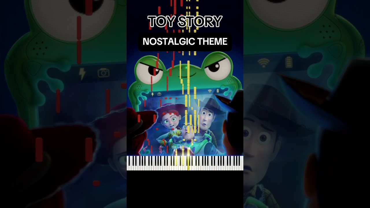 Playing the Most JOYFUL Disney Intro Ever! 🎹🚀 #shorts #toystory5