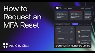 How to Request an MFA Reset - Auth0 Support by OktaDev 302 views 4 months ago 1 minute, 23 seconds