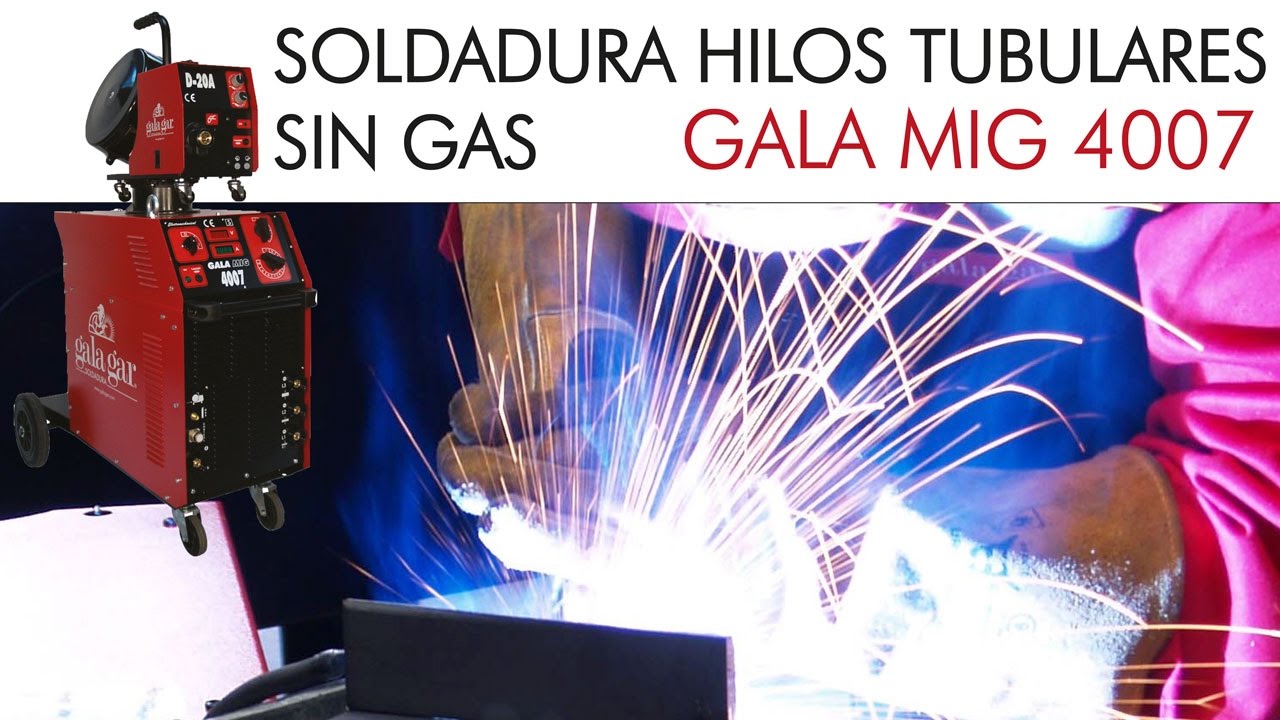 Equipo de soldar hilo con carro, sinérgico Galagar Gala GPS 3000C