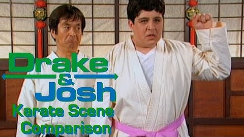Drake & Josh - Karate Scene Comparison