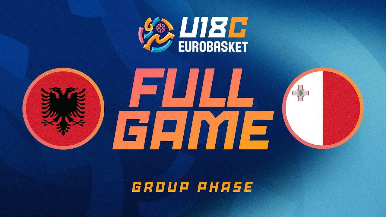 Group Phase | Albania v Malta | Full Basketball Game | FIBA U18 EuroBasket 2026 Division C