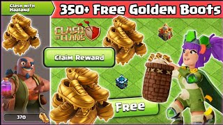 COC Giving Free Golden Boots Claim Now😍| (CLASH OF CLANS)