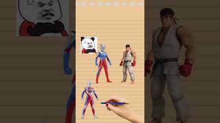 Street Fighter: Ryu vs. Ultraman. #ultraman #ウルトラマン #奥特曼