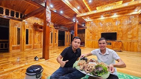 Cá bỗng (cá Thần) toàn món ngon ở ngôi làng siêu đẹp Hà Giang. Nguyễn Tất Thắng