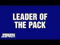 Celebrity Jeopardy!: Aaron Rodgers takes the Leader of the Pack category