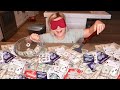 VIRAL MONEY SCOOP CHALLENGE FROM TIKTOK! Spatula Blindfolded Money Challenge!