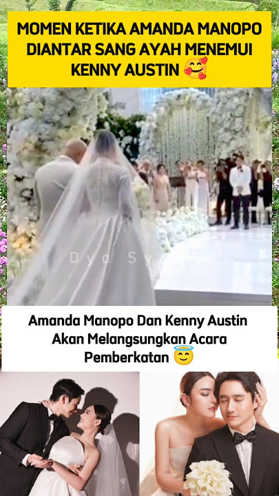 HAPPY WEDDING AMANDA MANOPO & KENNY AUSTIN #amandamanopo#kennyaustin#wedding#shorts