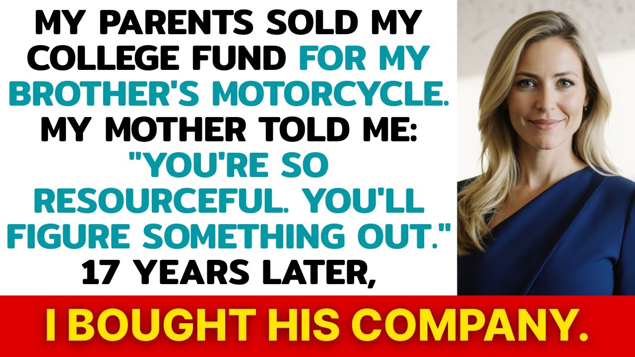 My Parents Sold My College Fund for My Brother’s Motorcycle — 17 Years Later, I Bought His Company.