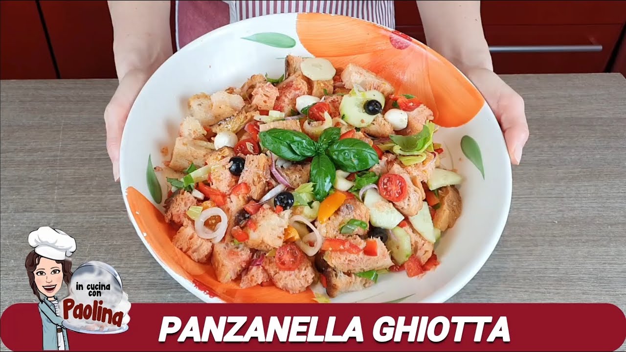 PANZANELLA GHIOTTA - in cucina con Paolina