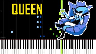 Queen - Deltarune Chapter 2 (Synthesia Piano Tutorial)