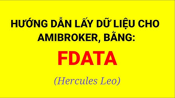 Hướng dẫn cài đặt phần mềm PTKT amibroker lấy dữ liệu từ Fdata _Hercules Leo