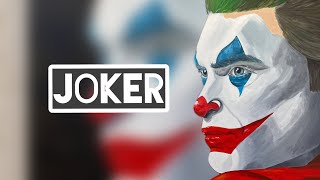 Drawing Joker | Джокер ~ рисунок маслом на холсте