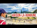 Visite en vlo de vaisonlaromaine  fin du sjour gravel dans le vaucluse 