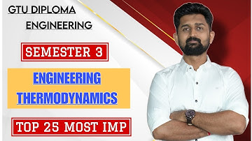 ENGINEERING THERMODYNAMICS TOP 25 MOST IMP | DIPLOMA SEM 3 MECHANICAL E.T. IMP