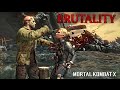 MORTAL KOMBAT X · Jason Voorhees - ALL BRUTALITIES [HD] 60fps | MKX