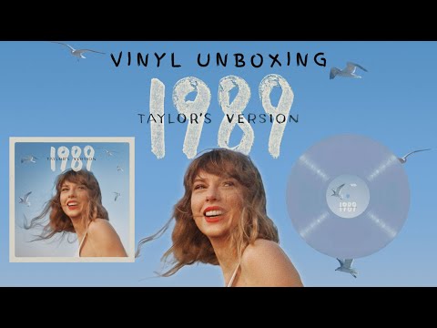 Taylor Swift - 1989 (Taylor's Version) | Crystal Skies Blue 2LP Vinyl Unboxing