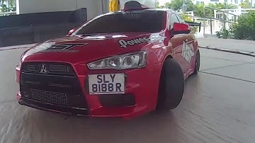 29.MST MS-01D RWD with upper battery mount for weight shift toward the 74° leading wheel.