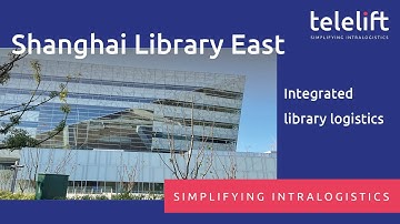 Integrated library logistics in the Shanghai Library East