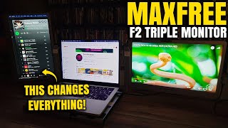 The Best So Far! | MaxFree F2 Triple Portable Monitor Review