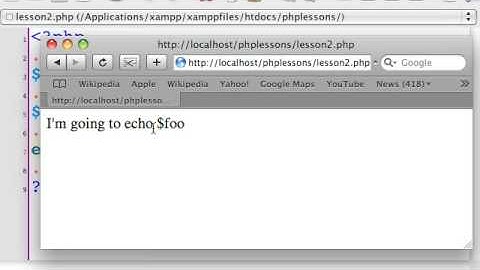 PHP Lesson 2.1: Strings pt. 1