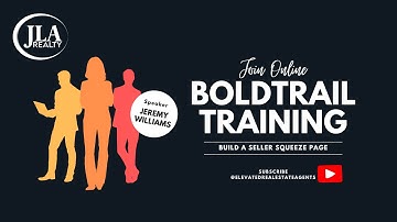 How to Build a Seller Squeeze Page in BoldTrail (KVCORE) | Real Estate Lead Generation Training