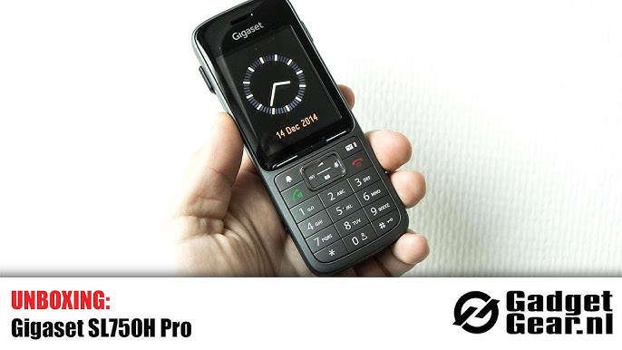 Guide d'utilisation téléphone Gigaset SL750H pro