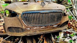 Full restoration of old and rusty 1962 car BMW is miraculous