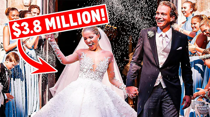 The Top 10 Most EXTRAVAGANT Celebrity Wedding Dresses Of All Time