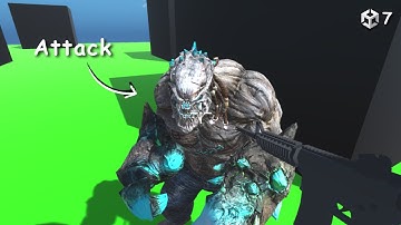 How to make enemy attack in unity 3d for beginners & Intermediate