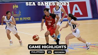 GAME HIGHLIGHTS: Philippines vs Indonesia. Yuni WENT ON GOD MODE & A Step Closer To Gold Medal!