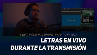 Rmi - letras en vivo obs