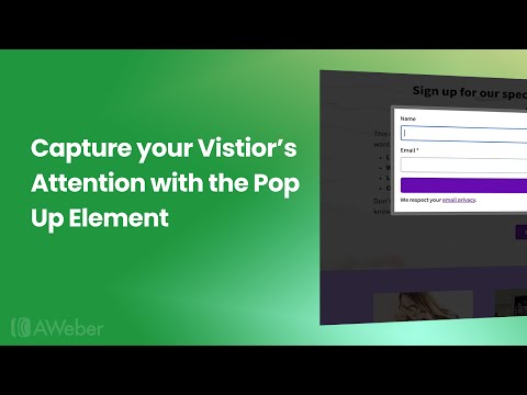 Capture landing page visitors with pop ups