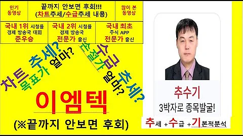 이엠텍(091120) 추수기(추수) 전문가 종목 분석