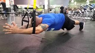 Trx plank w/roll out