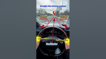 How to drive in a straight line?#driving #skills #tips #knowledge #fpy