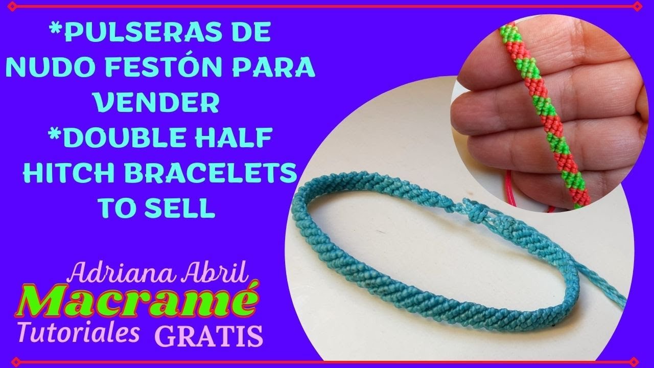 legumbres Sí misma tifón PULSERA PARA HOMBRE EN MACRAME 🧒 - YouTube