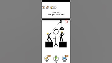 Draw 2 save 😂! can I save him🤣 #puzzlegames #puzzle #shorts