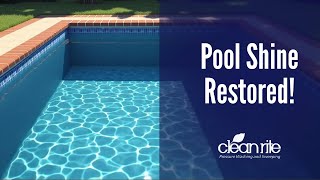 Wichita Residential Pool Pressure Washing | Clean Rite Pressure Washing Demo