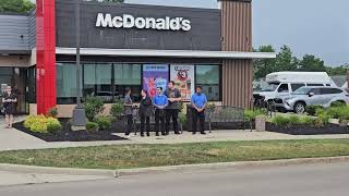 Effie Philiou funeral procession through family's Mayfield McDonalds location