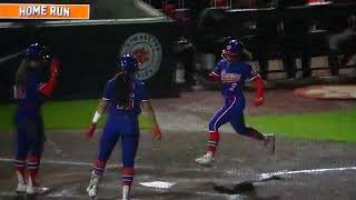 Clemson softball's Valerie Cagle hits home run vs. Ohio State