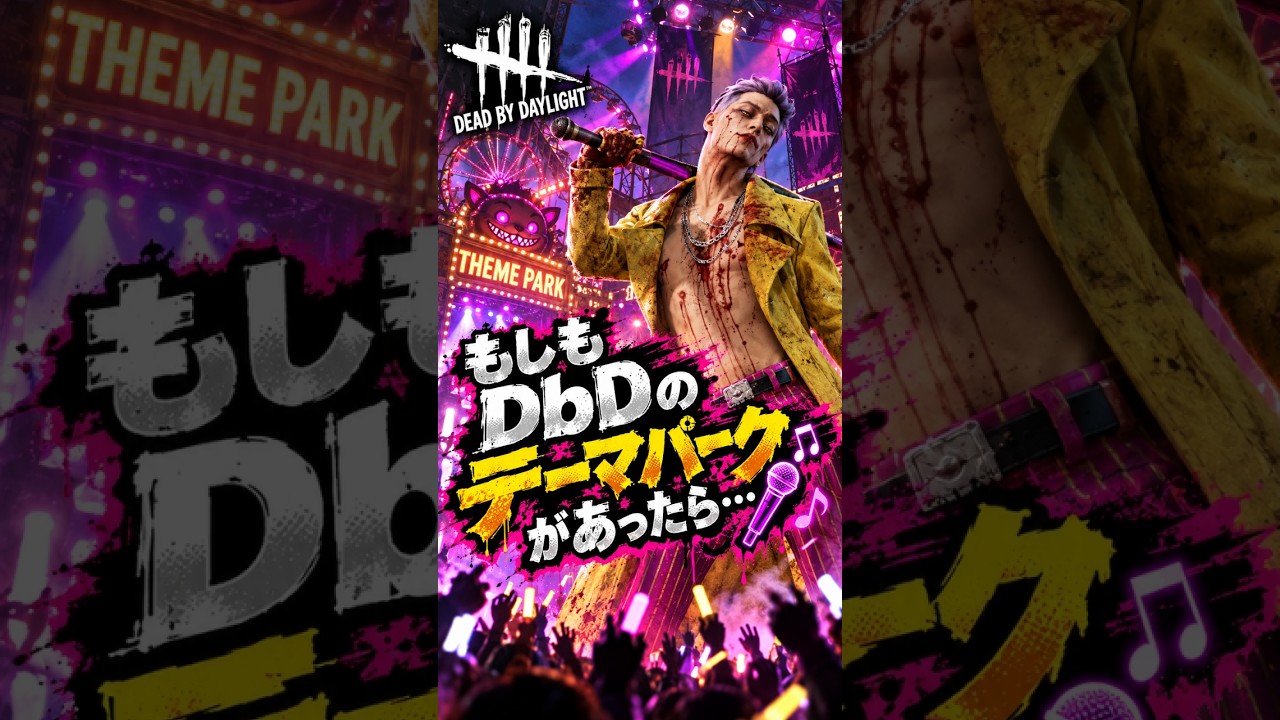 【DbD】もしもトリックスターがテーマパークでライブしたら…🎤 #Shorts