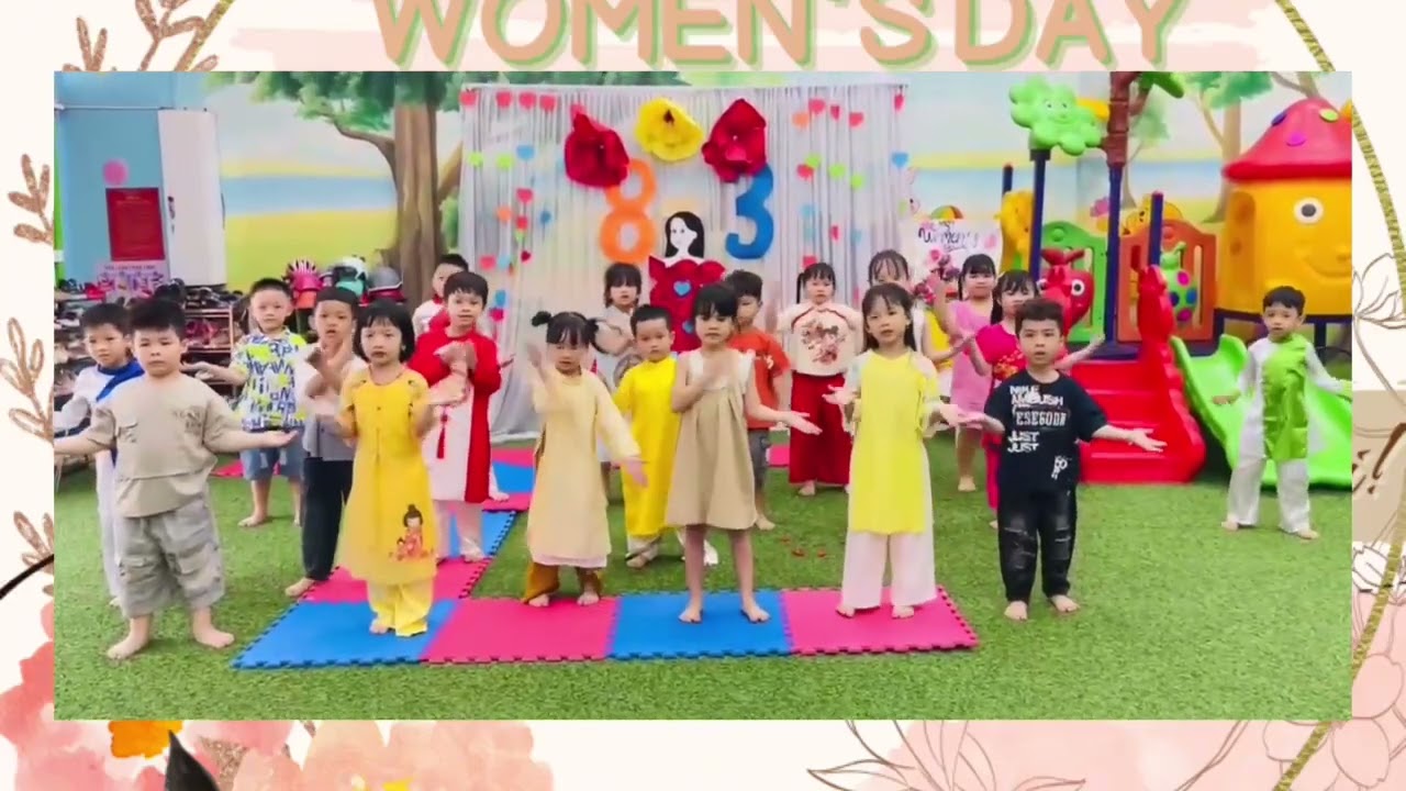 Các bé mặc áo dài 8/3/2026