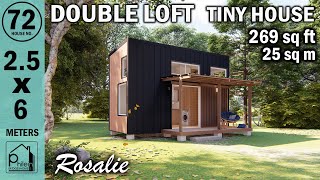 ROSALIE | DOUBLE LOFT TINY HOUSE  269sqft (25sqm)