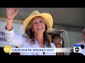 Confrontation at campaign stop in Ohio