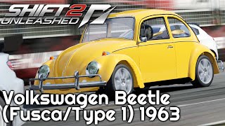 Volkswagen Beetle (Fusca\/Type 1) 1963 - Suzuka East Course [NFS\/Need for Speed: Shift 2 | Gameplay]