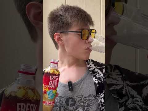Обзор на новую газировку fresh bar jelly bears! Фреш бар со вкусом мармеладных мишек #новинка #рек